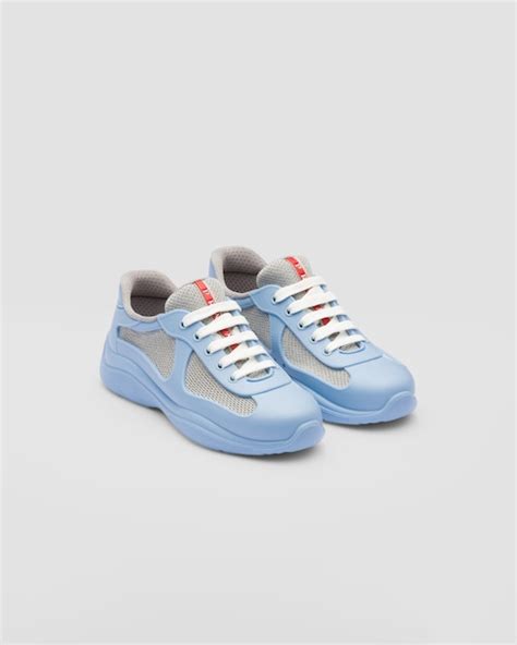 light blue prada america's cup sneakers|Light Blue Prada America's Cup Biker Fabric Sneakers .